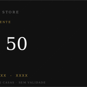 Voucher de consumação — R$50